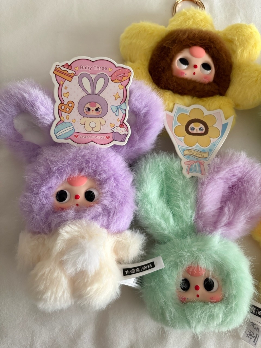 Baby Three Petit Bundle - Petit Cat, Petit Flower, Petit Macaron V2 Bunnies